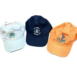 US Open Golf Hats Bundle Adjustable Preppy Summer Dad Caps